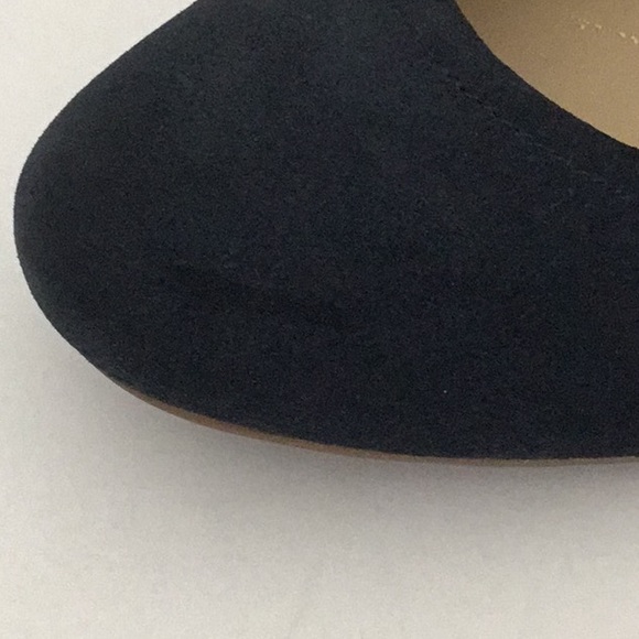 Lands’ End Navy Blue Slip on Suede Flats. Preppy Boho Casual - Picture 7 of 7